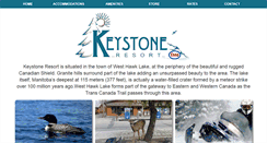 Desktop Screenshot of keystoneresort.mb.ca